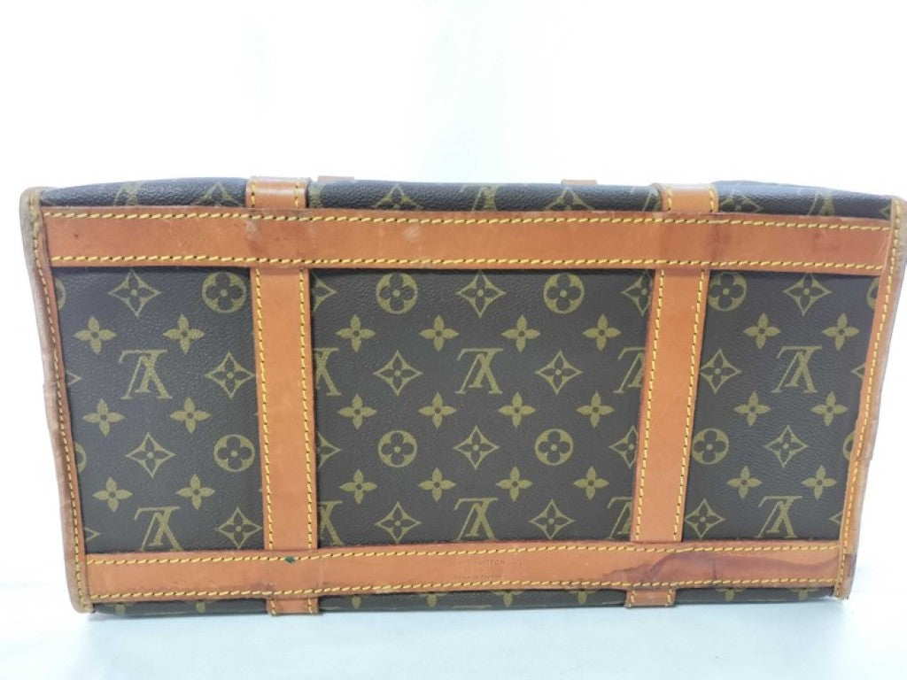 LOUIS VUITTON ルイヴィトン ボストンバッグ サックシヤン40 M42024 ブラウン系 モノグラム ユニセックス ハンドバッグ ペットキャリー