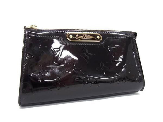 LOUIS VUITTON ルイヴィトン ポーチ トゥルース コスメティック M93564 アマラント系 モノグラムヴェルニ レディース ゴールド金具 美品