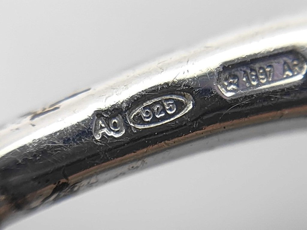 BVLGARI ブルガリ カフス オクト ブラック シルバー系 AG925 カーボン メンズ カフリンクス