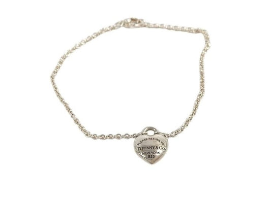 Tiffany&Co. ティファニー ブレスレット リターントゥ フルハート シルバー系 SV925 レディース 美品