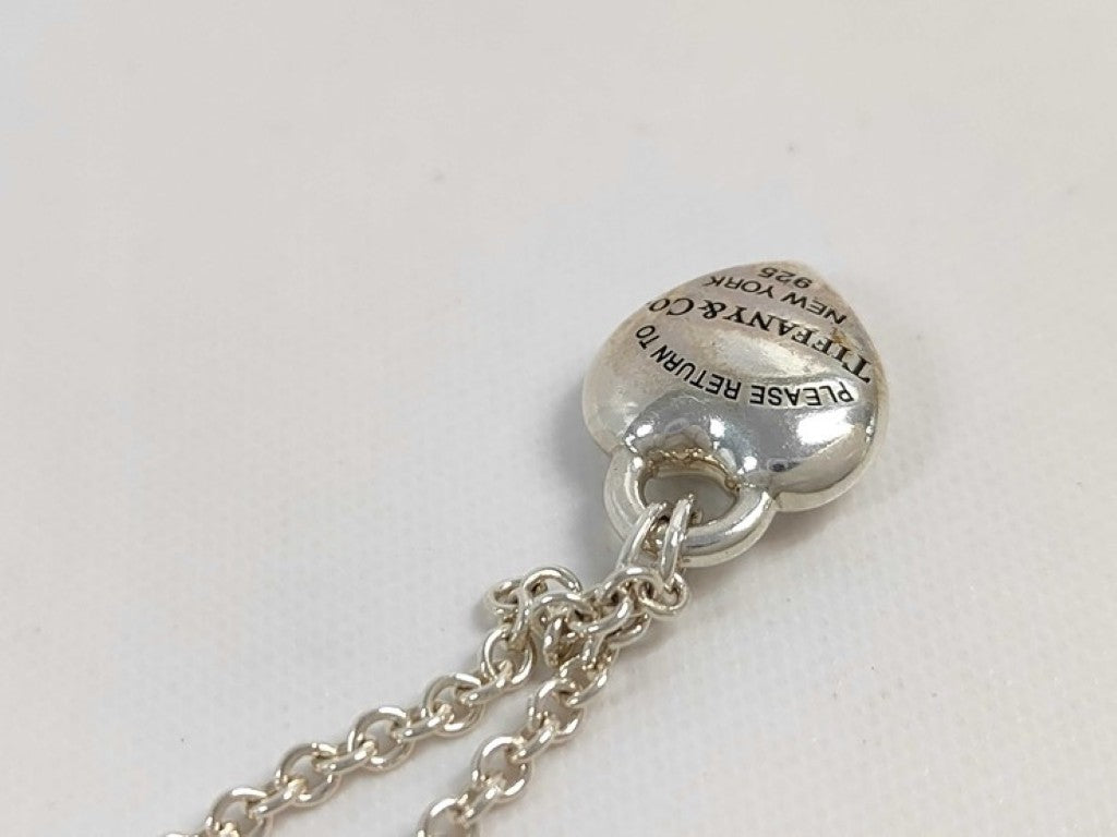 Tiffany&Co. ティファニー ブレスレット リターントゥ フルハート シルバー系 SV925 レディース 美品