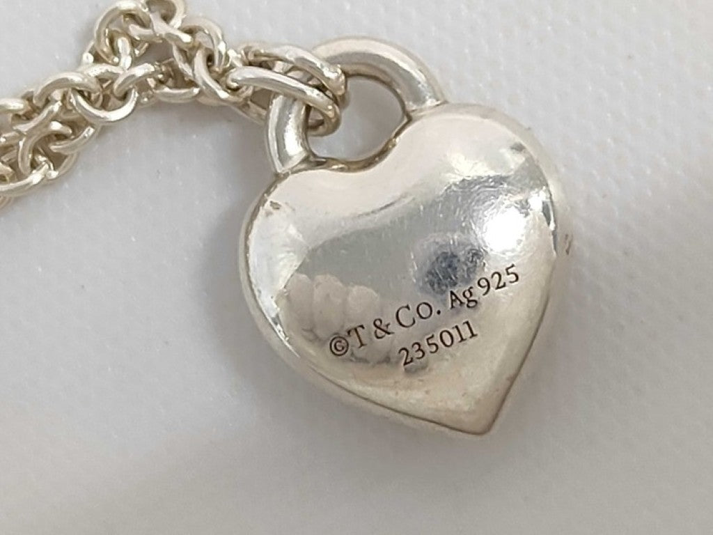 Tiffany&Co. ティファニー ブレスレット リターントゥ フルハート シルバー系 SV925 レディース 美品