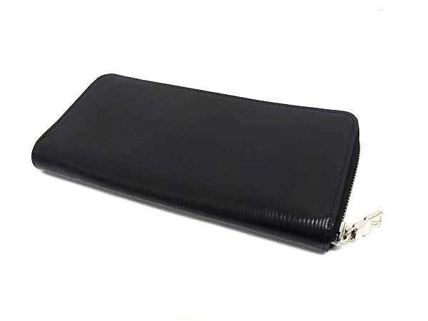 LOUIS VUITTON ルイヴィトン 長財布 エピ ジッピーウォレット ヴェルティカル M60965 ノワール系 レザー メンズ ラウンドファスナー シルバー金具 超美品