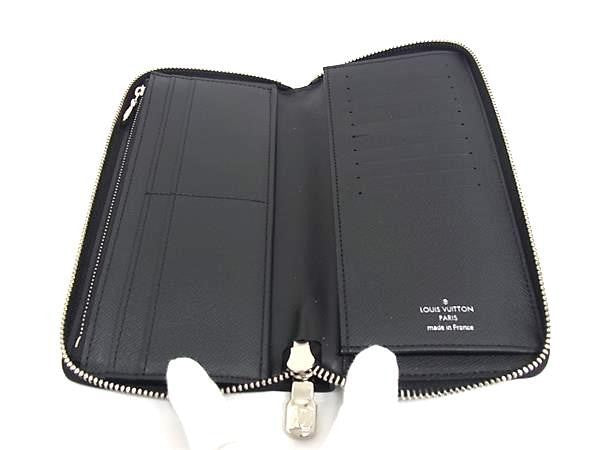 LOUIS VUITTON ルイヴィトン 長財布 エピ ジッピーウォレット ヴェルティカル M60965 ノワール系 レザー メンズ ラウンドファスナー シルバー金具 超美品