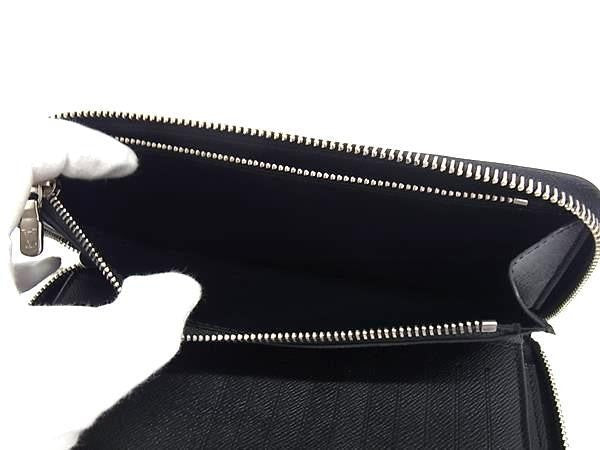 LOUIS VUITTON ルイヴィトン 長財布 エピ ジッピーウォレット ヴェルティカル M60965 ノワール系 レザー メンズ ラウンドファスナー シルバー金具 超美品