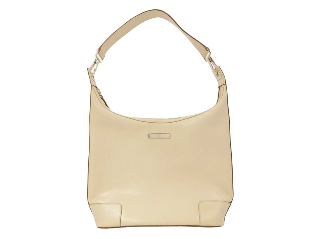 GUCCI グッチ ショルダーバッグ 001 4204 ベージュ系 レザー レディース ワンハンドル 美品