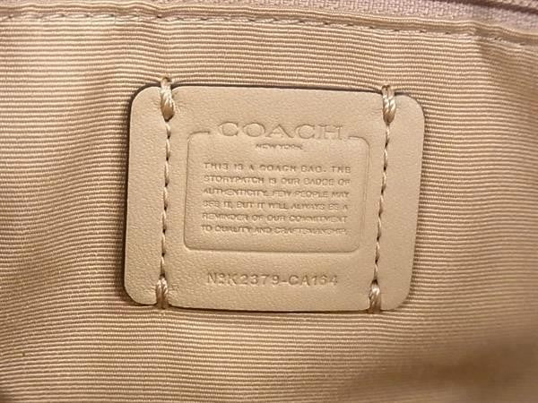 COACH コーチ ハンドバッグ アンディ CA164 チョーク系 レザー レディース 2WAY ショルダーバッグ ゴールド金具 超美品