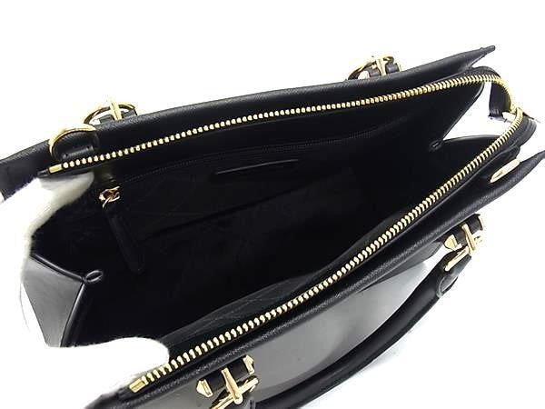 MICHAEL KORS マイケルコース ハンドバッグ マリリン ミディアム サッチェル 35F5G6AS2L ブラック系 サフィアーノレザー レディース 2WAY ショルダーバッグ ゴールド金具 超美品