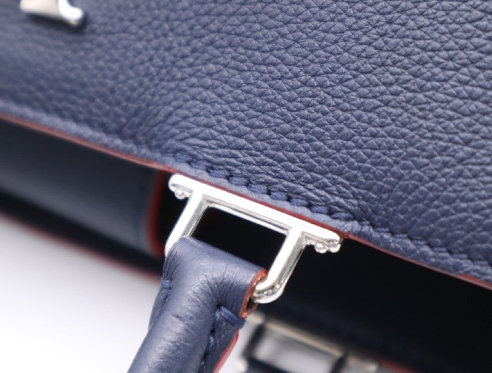 LOUIS VUITTON ルイヴィトン ハンドバッグ ロックミー・デー M53645 マリーヌルージュ系 レザー レディース 2WAY ショルダーバッグ ターンロック シルバー金具 美品