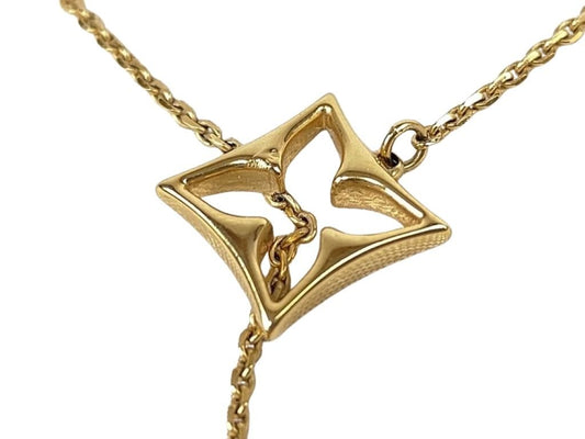 LOUIS VUITTON ルイヴィトン ネックレス フラワーグラム M01234 ゴールド系 メタル レディース 美品