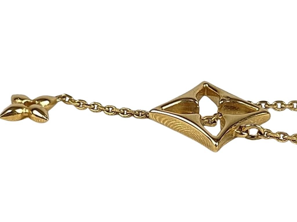 LOUIS VUITTON ルイヴィトン ネックレス フラワーグラム M01234 ゴールド系 メタル レディース 美品