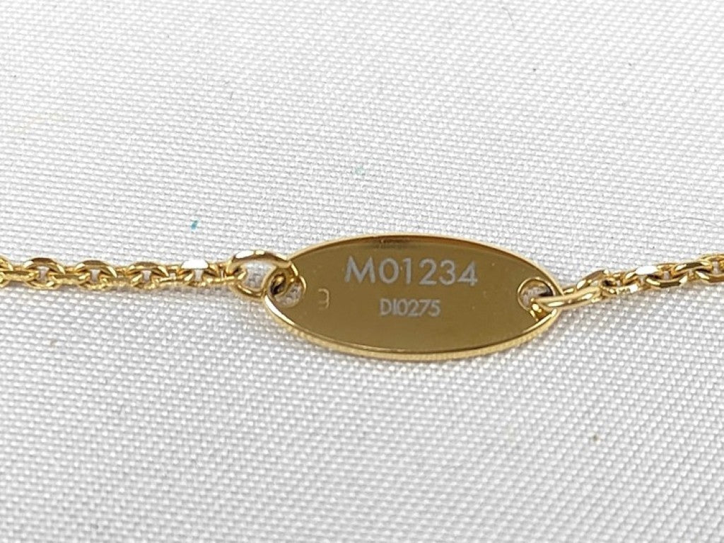 LOUIS VUITTON ルイヴィトン ネックレス フラワーグラム M01234 ゴールド系 メタル レディース 美品
