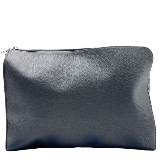 LOUIS VUITTON ルイヴィトン クラッチバッグ ポシェット ジュール GM M67768 ノワール(ブラック)系 トリヨンレザー ユニセックス シルバー金具 美品