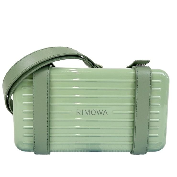 RIMOWA リモワ ショルダーバッグ パーソナル クロスボディバッグ グリーン系 ポリカーボネイト ユニセックス 超美品