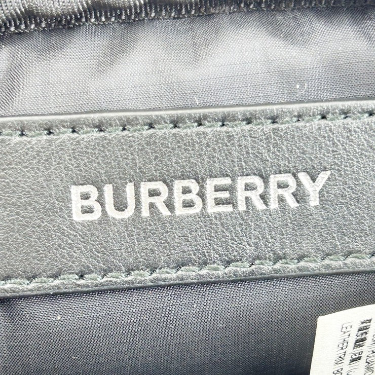 BURBERRY バーバリー ボディバッグ ウエストバッグ 8052887 ブラック系 ナイロン ユニセックス 美品