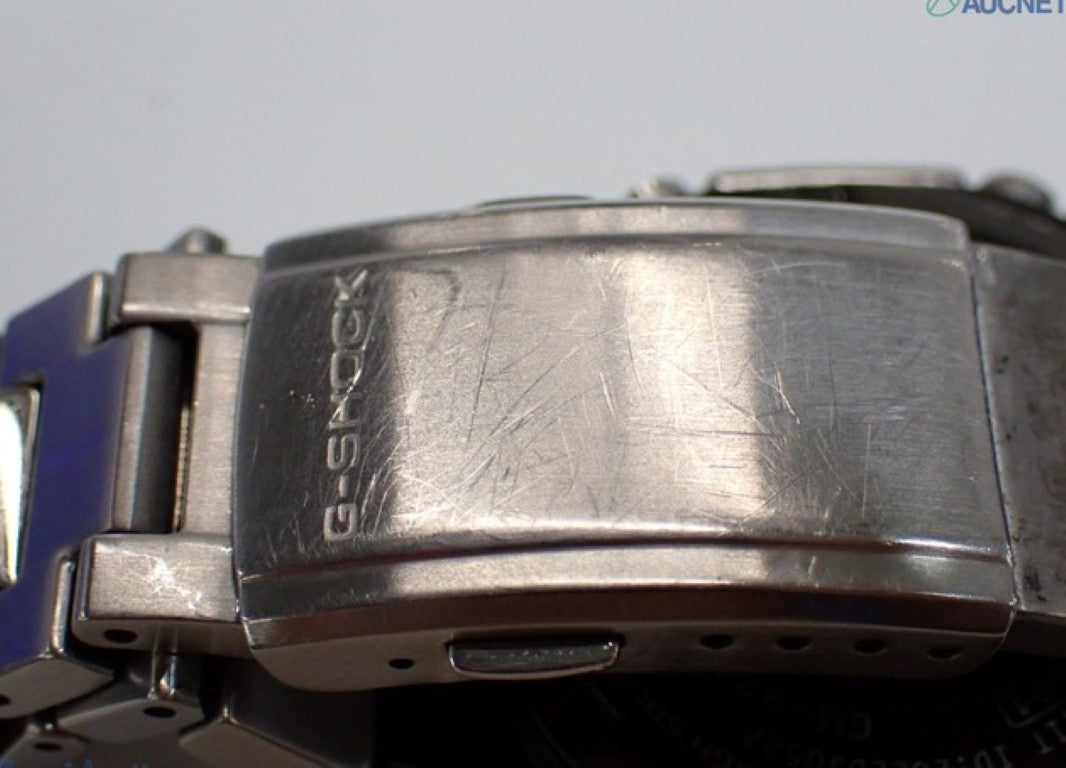 CASIO カシオ 時計 G-SHOCK FULL METAL 2100 Series GM-B2100SD-1AJF グレー シルバー系 ステンレススチール メンズ アナデジ 美品