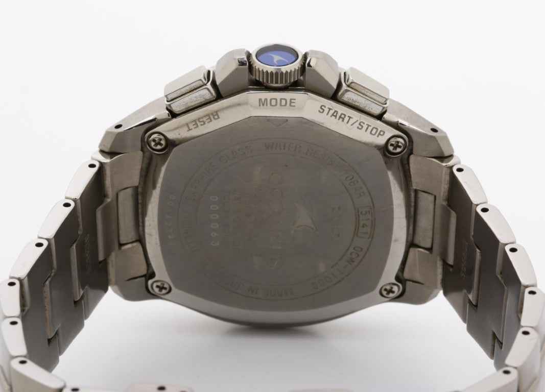 CASIO カシオ 時計 OCEANUS オシアナス OCW-T1000-7AJF ホワイト シルバー系 チタン メンズ アナログ 美品