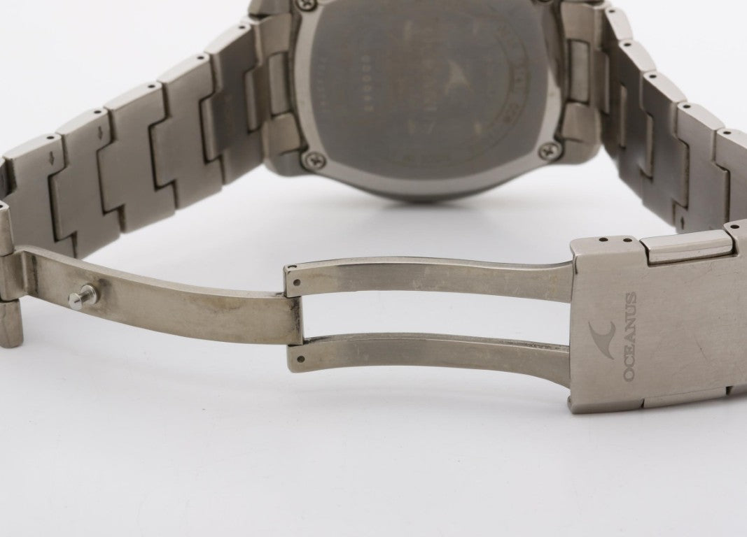 CASIO カシオ 時計 OCEANUS オシアナス OCW-T1000-7AJF ホワイト シルバー系 チタン メンズ アナログ 美品