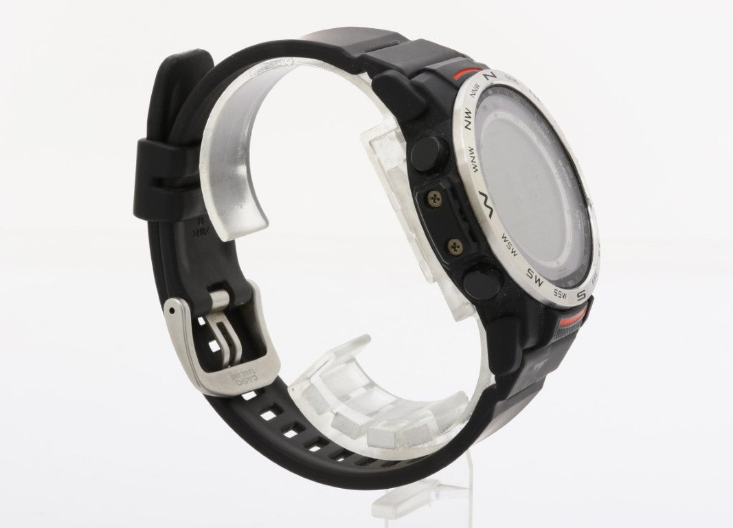 CASIO カシオ 時計 PRO TREK プロトレック Climber Line PRW-35-1AJF ブラック シルバー系 樹脂／ステンレススチール 樹脂バンド メンズ デジタル 美品