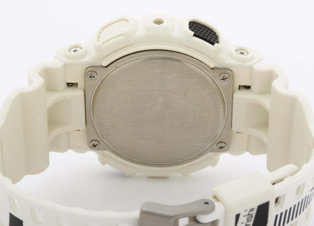 CASIO カシオ 時計 G-SHOCK マハリシコラボ GA-110MH-7AJR ホワイト シルバー系 樹脂 メンズ アナデジ 美品