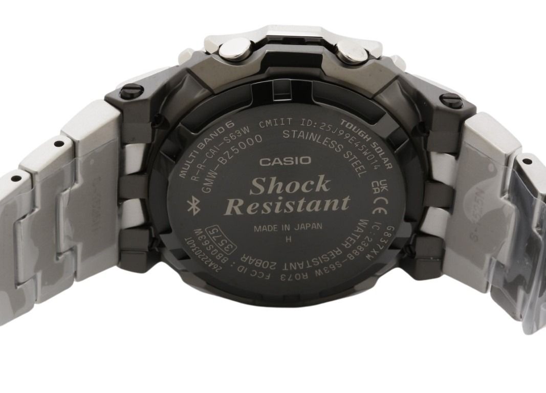 CASIO カシオ 時計 G-SHOCK FULL METAL 5000 SERIES GMW-BZ5000D-1JF ブラック シルバー系 ステンレススチール メンズ デジタル 新品未使用展示品
