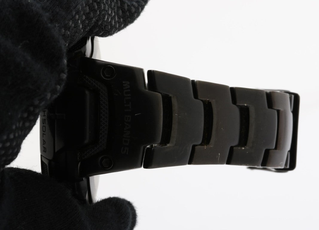 CASIO カシオ 時計 PRO TREK プロトレック PRW-1300YTJ-1JF ブラック系 チタン メンズ デジタル 美品