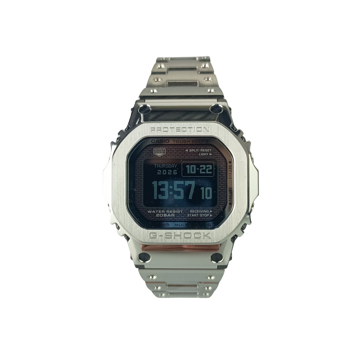 CASIO カシオ 時計 G-SHOCK FULL METAL 5000 SERIES GMW-BZ5000D-1JF ブラック シルバー系 ステンレススチール メンズ デジタル 新品未使用展示品