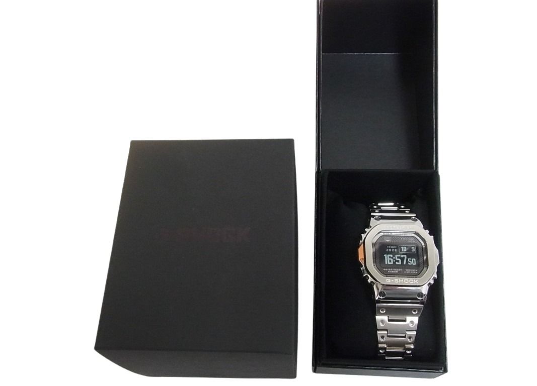 CASIO カシオ 時計 G-SHOCK FULL METAL 5000 SERIES GMW-BZ5000D-1JF ブラック シルバー系 ステンレススチール メンズ デジタル 新品未使用展示品