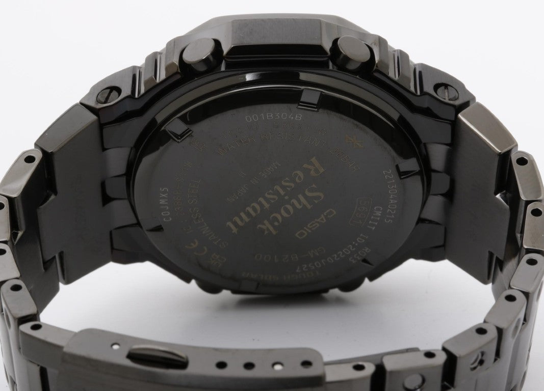 CASIO カシオ 時計 G-SHOCK FULL METAL 2100 Series GM-B2100BD-1AJF ブラック系 ステンレススチール メンズ アナデジ 新品未使用展示品