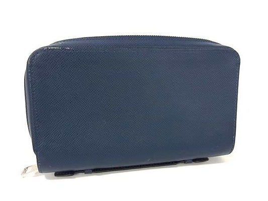 LOUIS VUITTON ルイヴィトン 財布 ジッピーXL M44276 ブルーマリーヌ(ネイビー系) タイガ メンズ ラウンドファスナー 長財布 美品