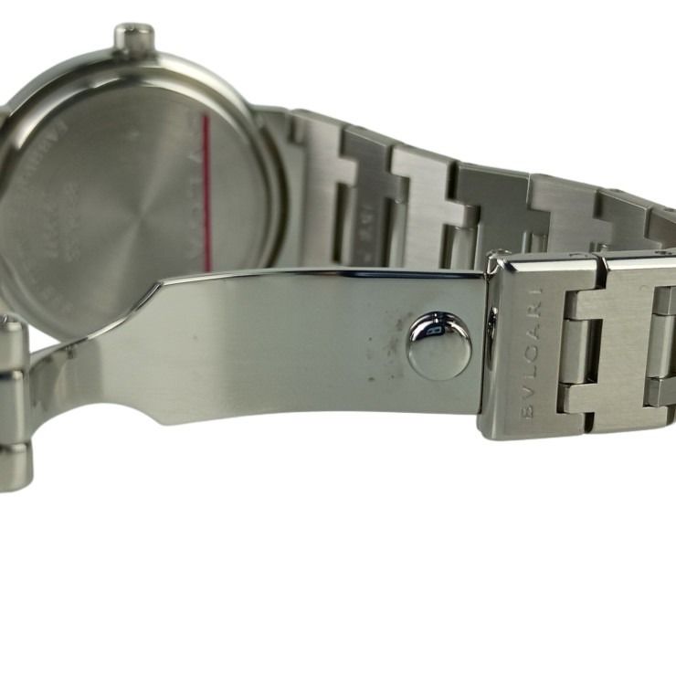 BVLGARI ブルガリ 時計 ブルガリブルガリ BB26SS ブラック文字盤 ステンレススチール レディース アナログ 美品