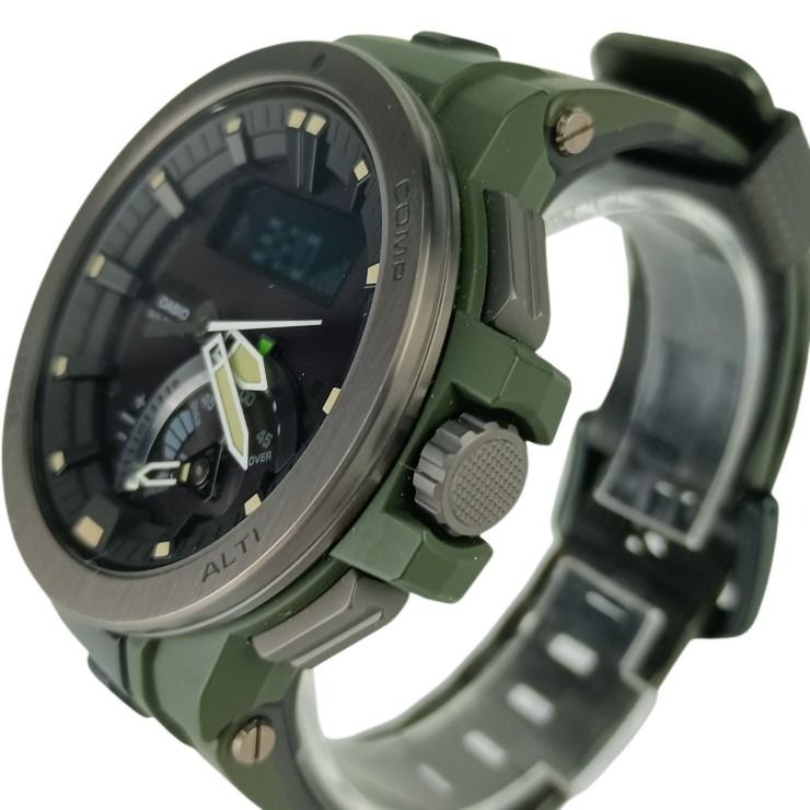 CASIO カシオ 時計 プロトレック Multifield Line PRW70003JF ブラック文字盤 樹脂／ステンレススチール メンズ アナデジ 美品