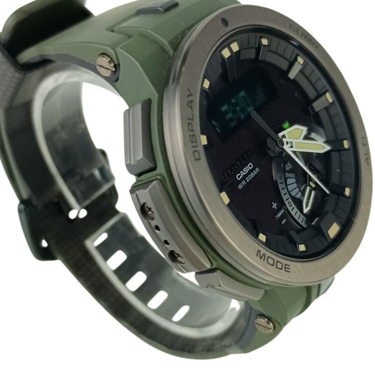 CASIO カシオ 時計 プロトレック Multifield Line PRW70003JF ブラック文字盤 樹脂／ステンレススチール メンズ アナデジ 美品