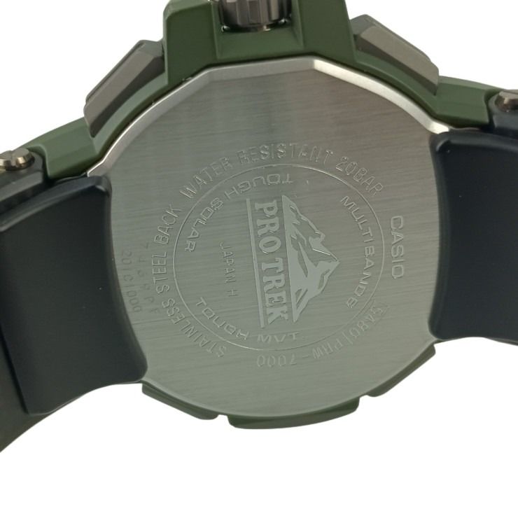 CASIO カシオ 時計 プロトレック Multifield Line PRW70003JF ブラック文字盤 樹脂／ステンレススチール メンズ アナデジ 美品