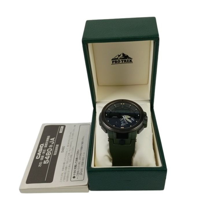 CASIO カシオ 時計 プロトレック Multifield Line PRW70003JF ブラック文字盤 樹脂／ステンレススチール メンズ アナデジ 美品