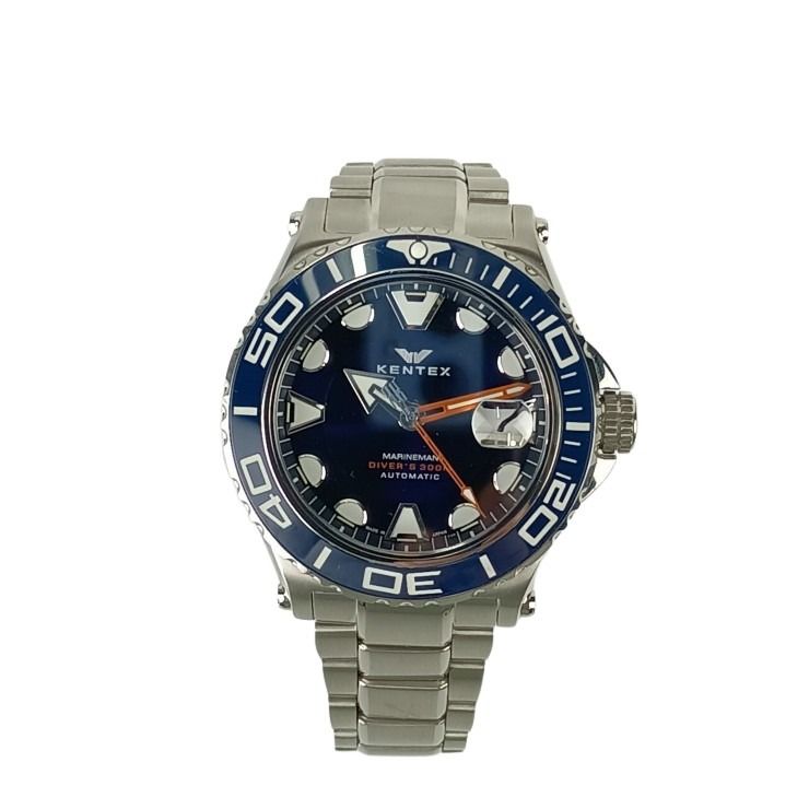 KENTEX ケンテックス 時計 マリンマン シーアングラー S706X02 ブルー文字盤 ステンレススチール ラバー メンズ アナログ