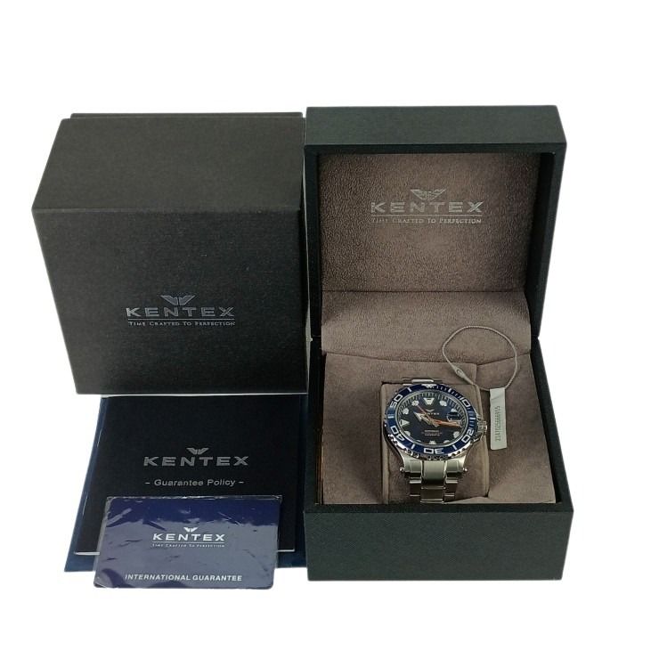 KENTEX ケンテックス 時計 マリンマン シーアングラー S706X02 ブルー文字盤 ステンレススチール ラバー メンズ アナログ