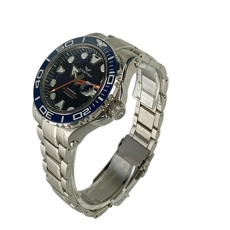 KENTEX ケンテックス 時計 マリンマン シーアングラー S706X02 ブルー文字盤 ステンレススチール ラバー メンズ アナログ