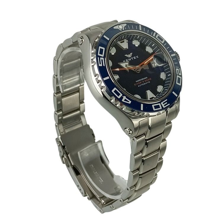 KENTEX ケンテックス 時計 マリンマン シーアングラー S706X02 ブルー文字盤 ステンレススチール ラバー メンズ アナログ