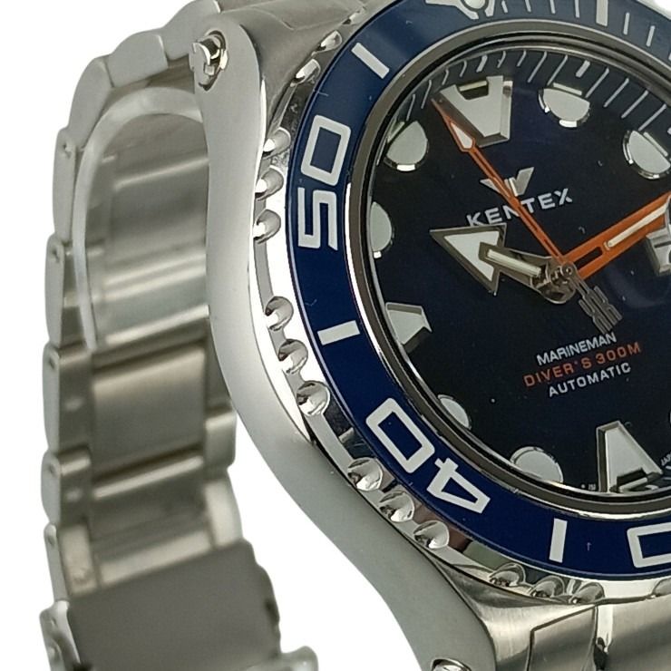 KENTEX ケンテックス 時計 マリンマン シーアングラー S706X02 ブルー文字盤 ステンレススチール ラバー メンズ アナログ