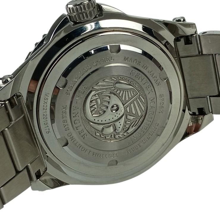 KENTEX ケンテックス 時計 マリンマン シーアングラー S706X02 ブルー文字盤 ステンレススチール ラバー メンズ アナログ