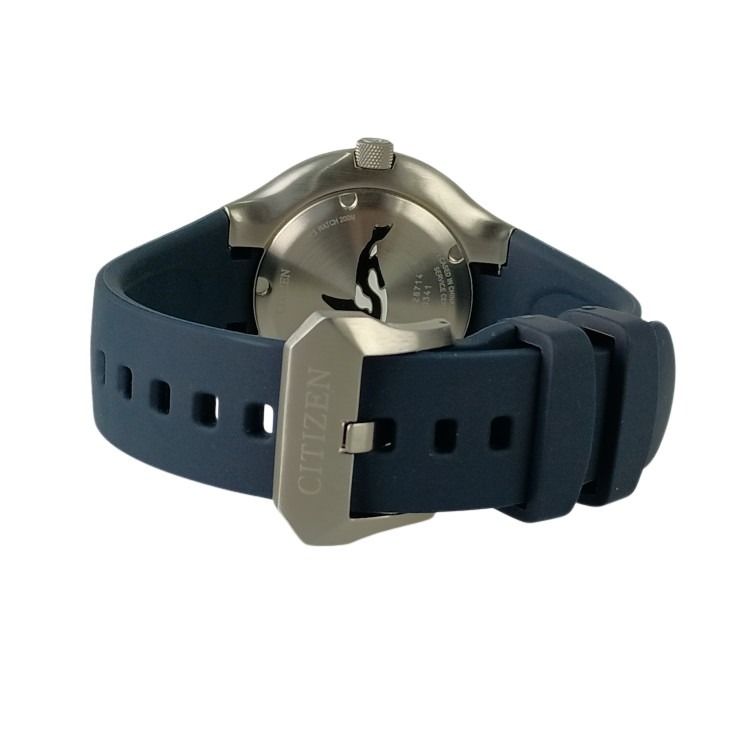 CITIZEN シチズン 時計 プロマスター マリン BN023101L E168S128714 ブルー文字盤 ステンレススチール ラバー メンズ アナログ 美品