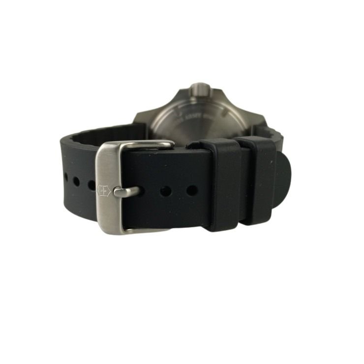 VICTORINOX ヴィクトリノックス 時計 イノックス V 241768 ブラック文字盤 ステンレススチール ユニセックス アナログ 美品