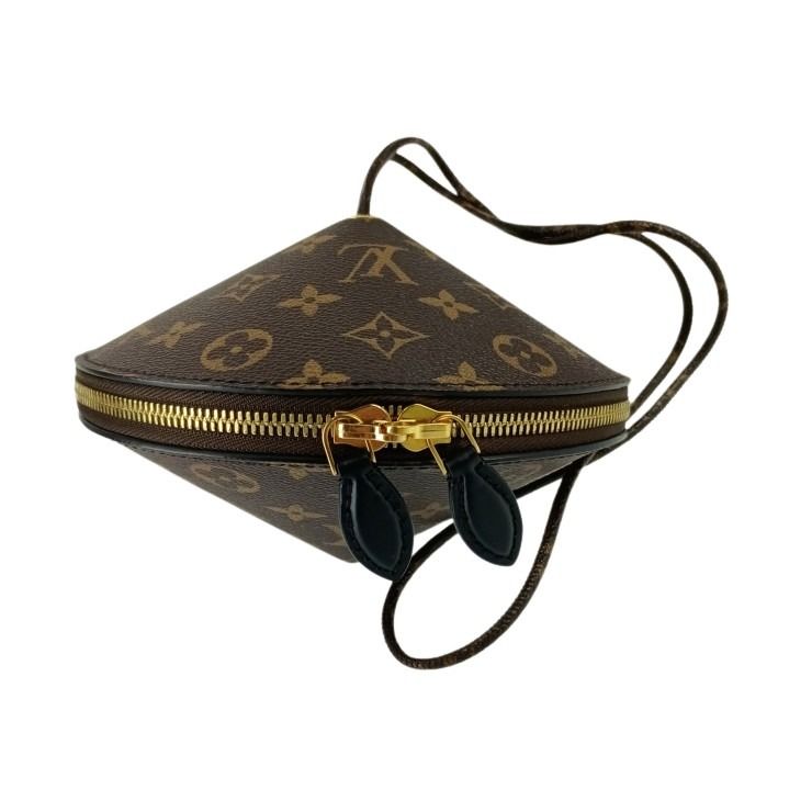 LOUIS VUITTON ルイヴィトン ショルダーバッグ トゥピ M44592 ブラウン モノグラム レディース ゴールド金具 超美品