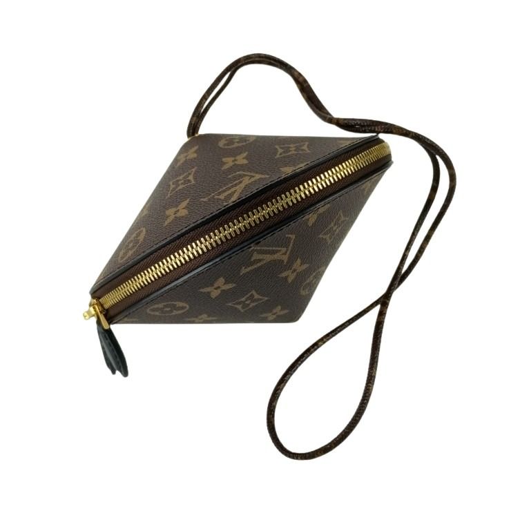 LOUIS VUITTON ルイヴィトン ショルダーバッグ トゥピ M44592 ブラウン モノグラム レディース ゴールド金具 超美品