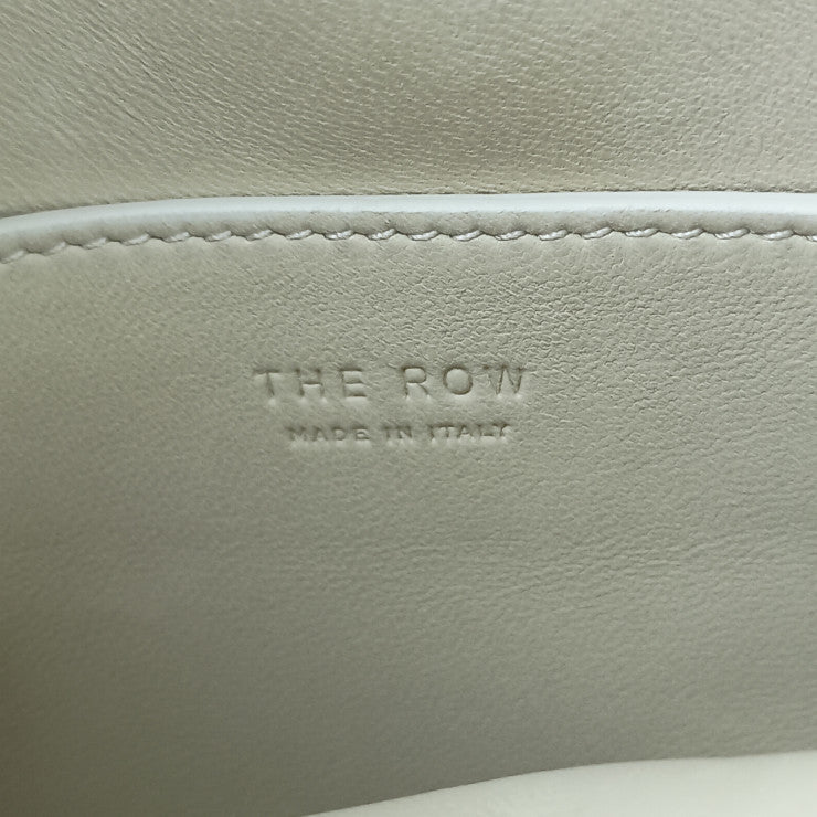 THE ROW ザ ロウ ショルダーバッグ イブ アイボリー系 レザー レディース シルバー金具 美品