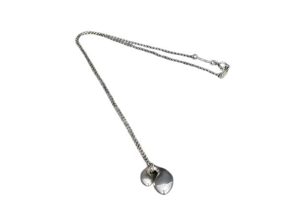 TIFFANY＆Co ティファニー ネックレス エルサペレッティ ダブル ティアドロップ シルバー系 SV925 レディース 美品