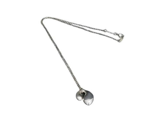 TIFFANY＆Co ティファニー ネックレス エルサペレッティ ダブル ティアドロップ シルバー系 SV925 レディース 美品