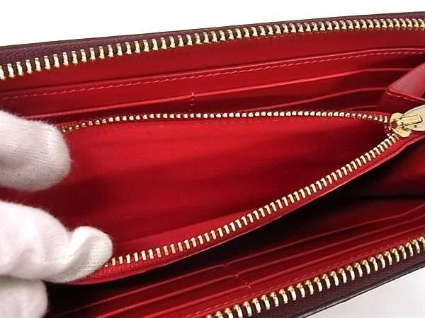 Christian Louboutin クリスチャンルブタン 長財布 パネトーネ ウォレット 1175099 ボルドー系 レザー ユニセックス スパイクスタッズ ラウンドファスナー ゴールド金具 美品