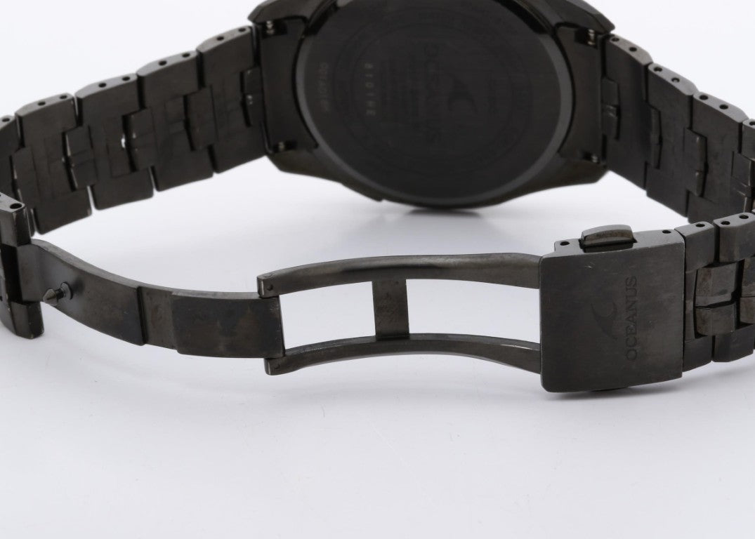 CASIO カシオ 腕時計 OCEANUS Manta オシアナス マンタ OCW-S3400B-1AJF ブラック系 チタン メンズ アナログ 美品